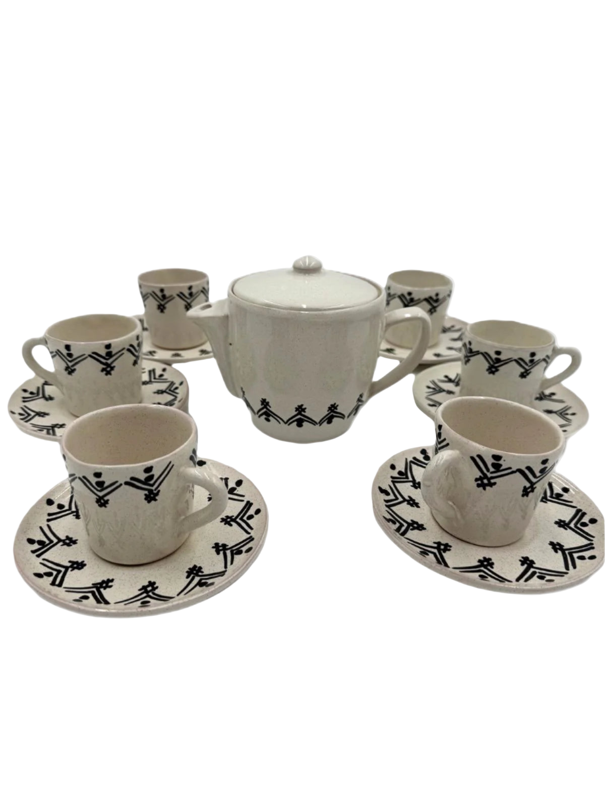 Ceramic Coffee Set 14 Pieces