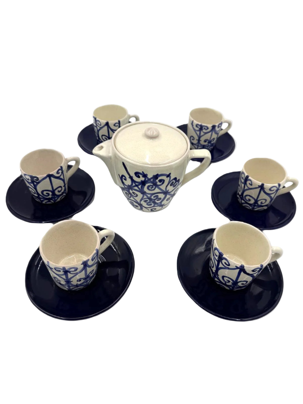 Ceramic Coffee Set 14 Pieces