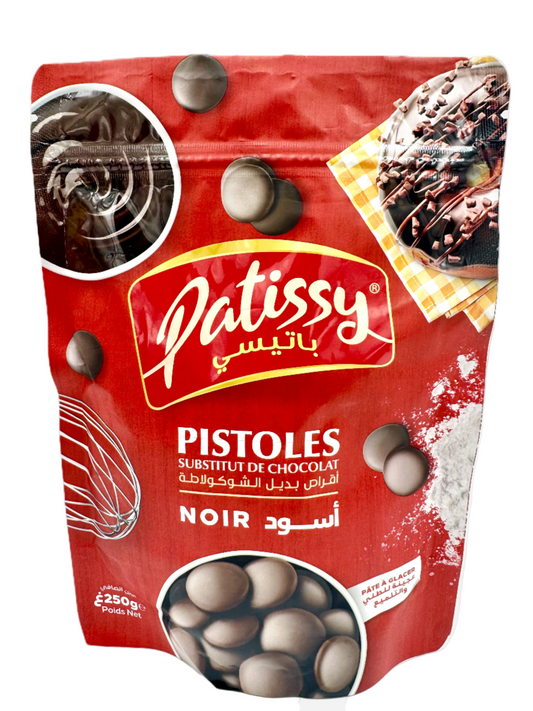 Black Chocolate Substitute Pistoles PATISSY