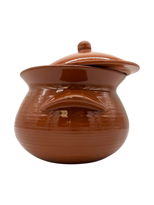 Traditional Algerian Clay Tureen 3L
