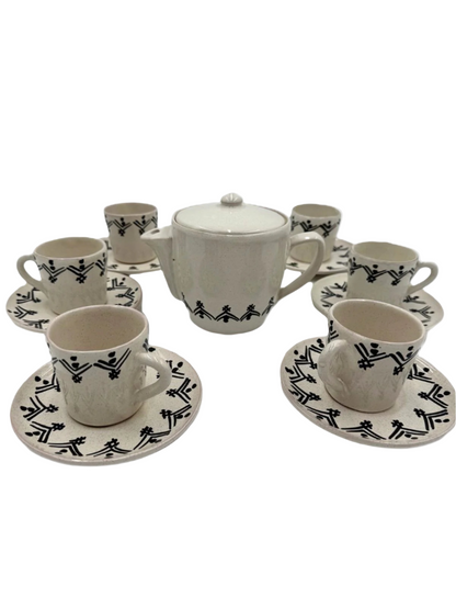 Ceramic Coffee Set 14 Pieces