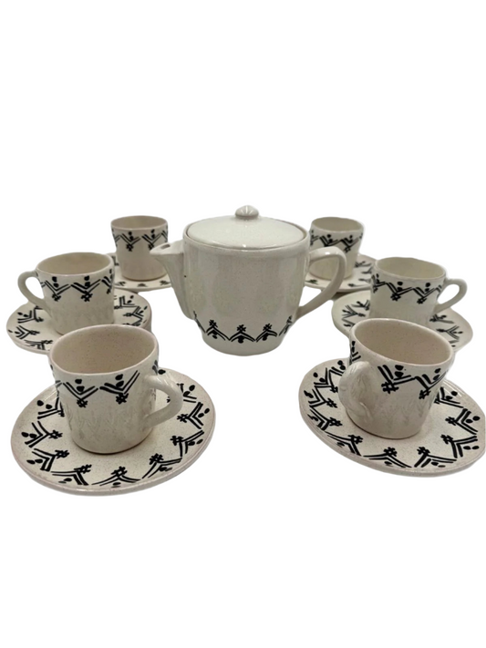 Ceramic Coffee Set 14 Pieces