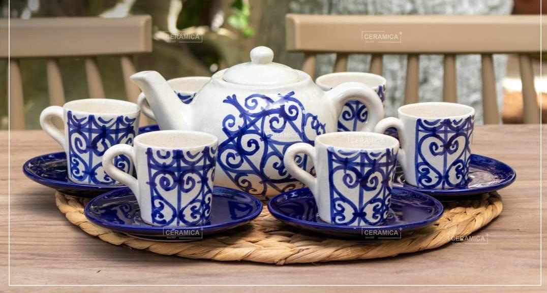 Ceramic Coffee Set 14 Pieces
