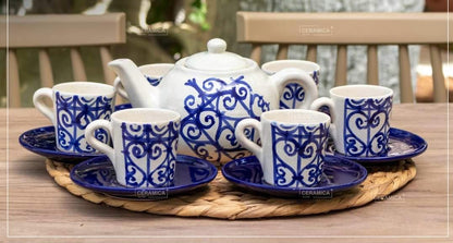 Ceramic Coffee Set 14 Pieces