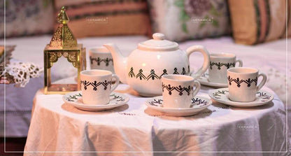 Ceramic Coffee Set 14 Pieces