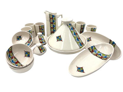 Ceramic Kitchen Set 35 Pieces