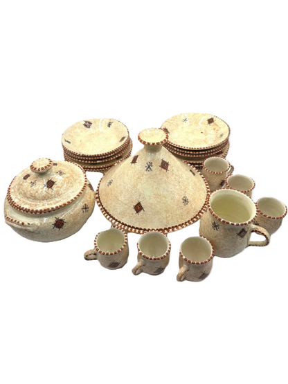 Ceramic Kitchen Set 35 Pieces