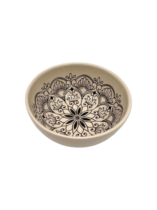 Ceramic Bowl with Mandala Design
