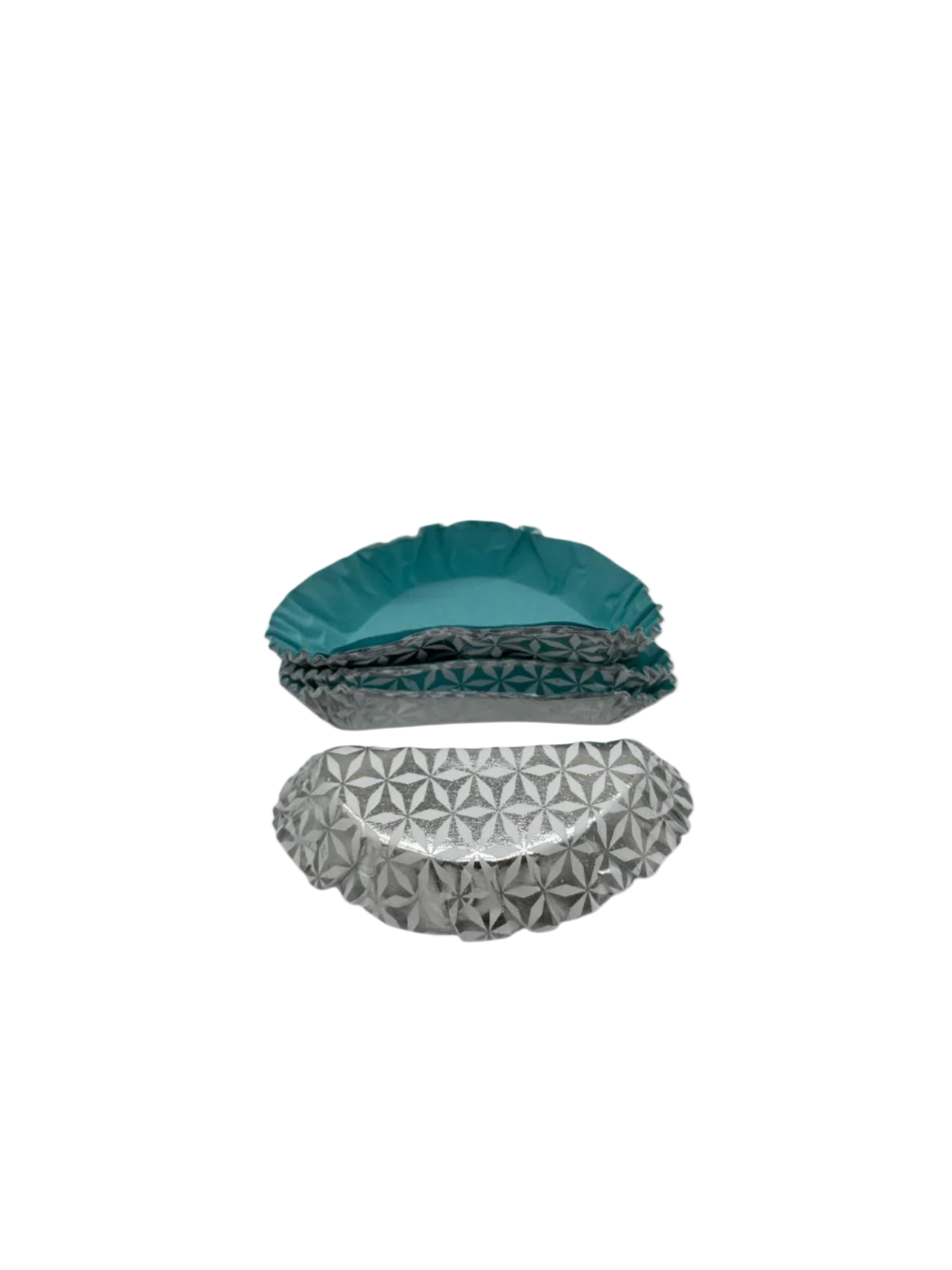 Paper Cake Holders (Silver)