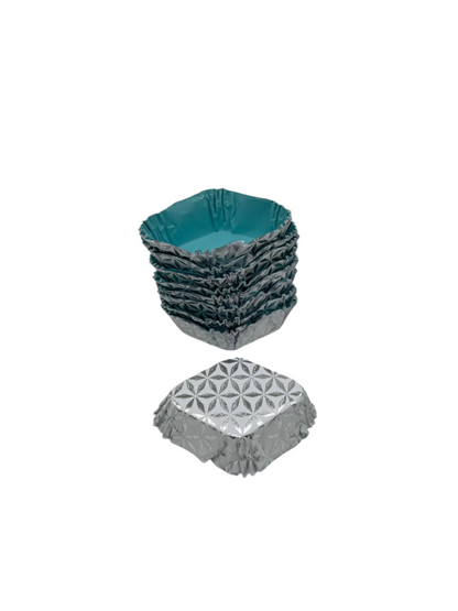 Paper Cake Holders (Silver)