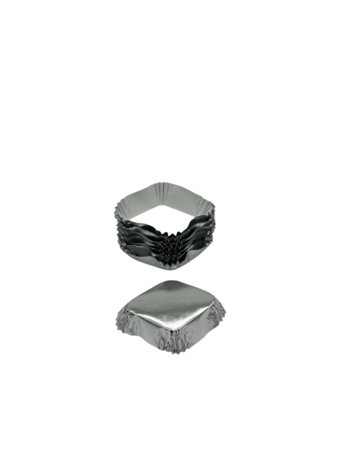 Paper Cake Holders (Silver)