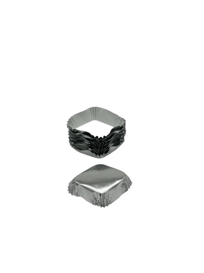 Paper Cake Holders (Silver)