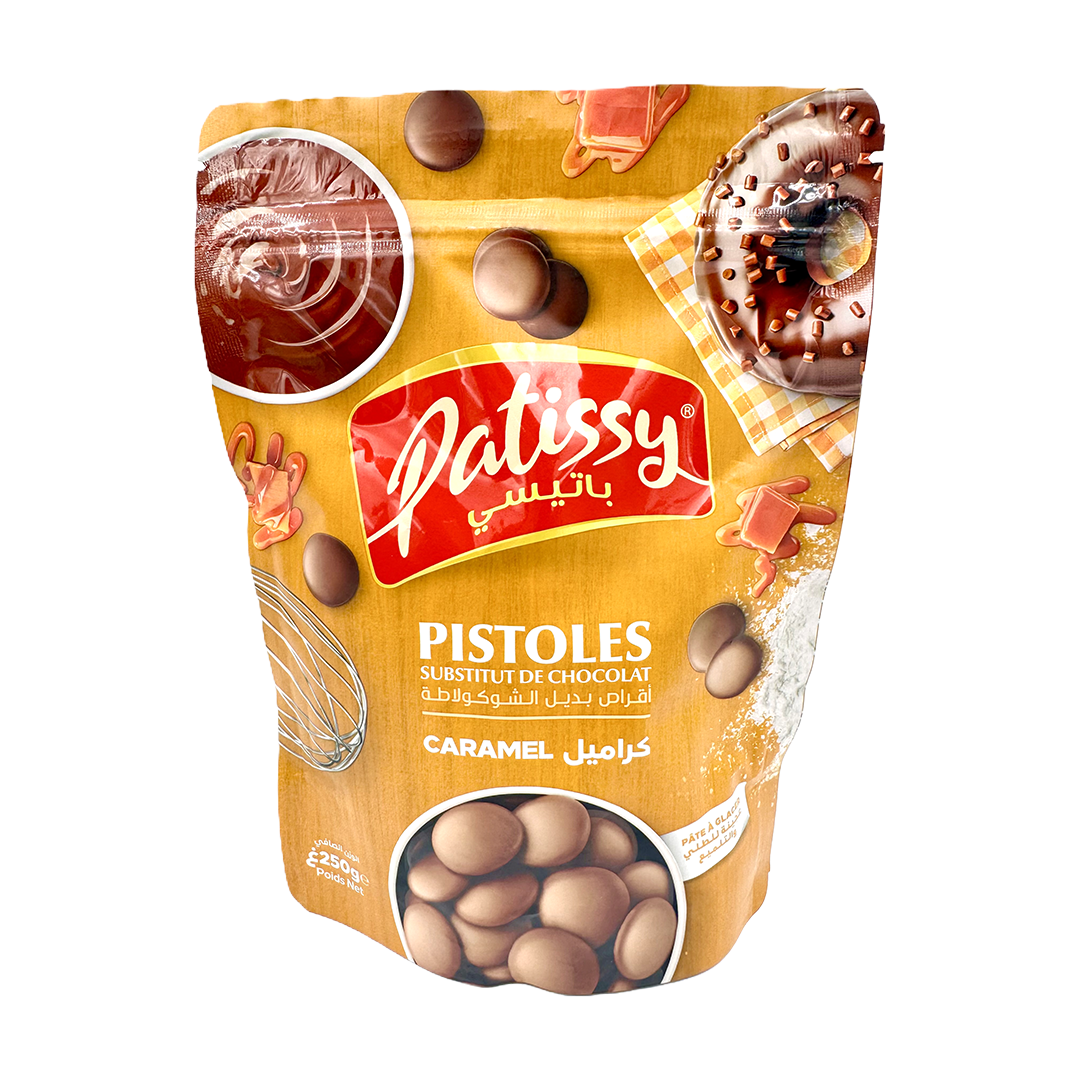 Caramel Chocolate Substitute Pistoles PATISSY