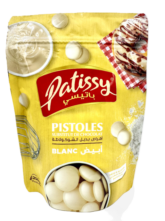 White Chocolate Substitute Pistols PATISSY