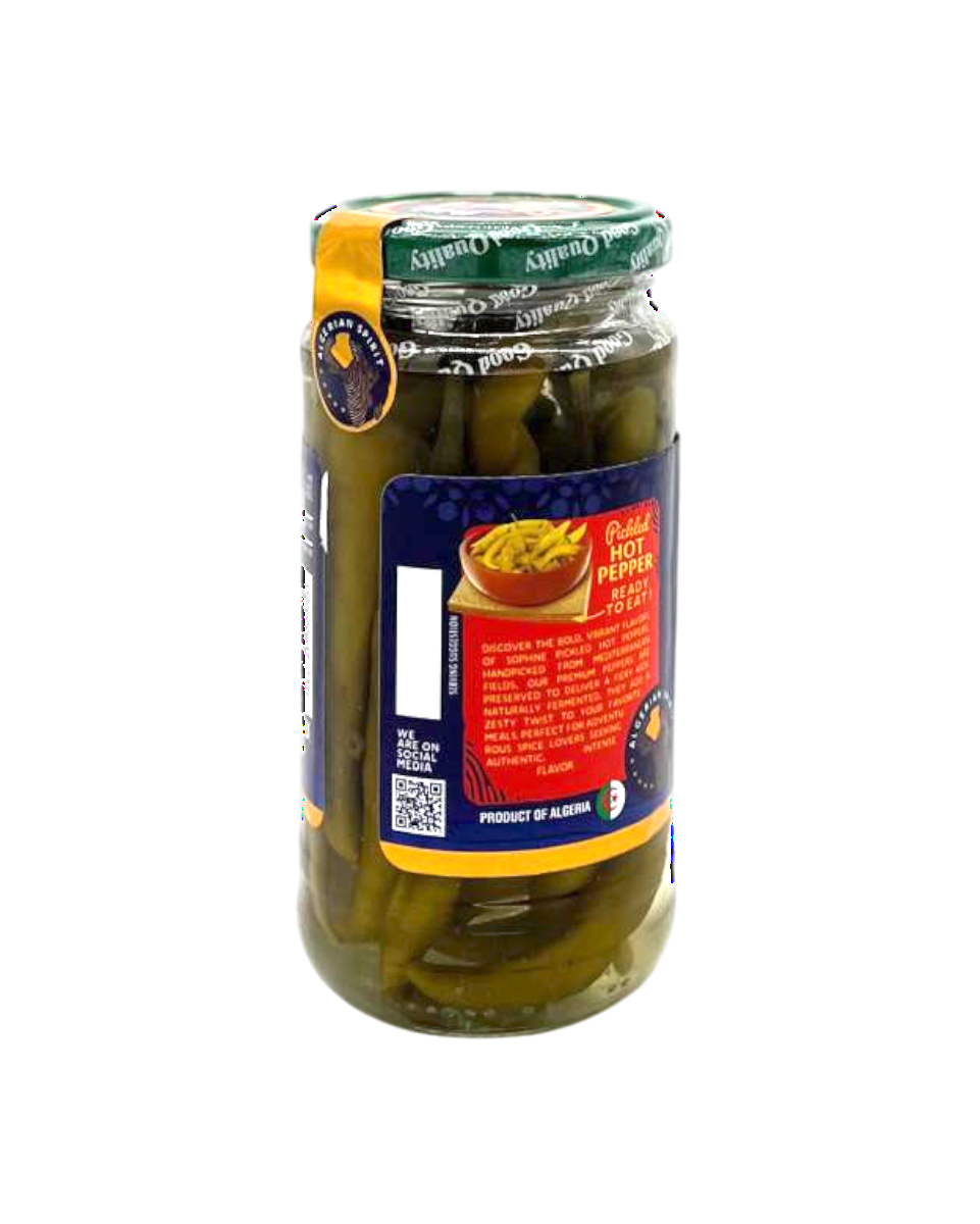 SOPHINE Pickled Hot Green Pepper (Mreqed)
