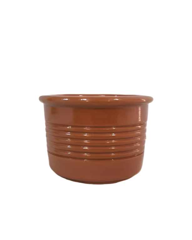 Medium Traditional Algerian Clay Serving Bowl
