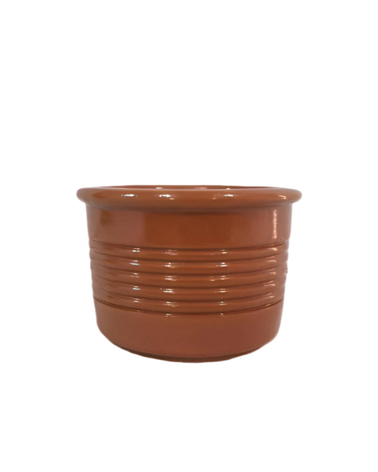 Medium Traditional Algerian Clay Serving Bowl