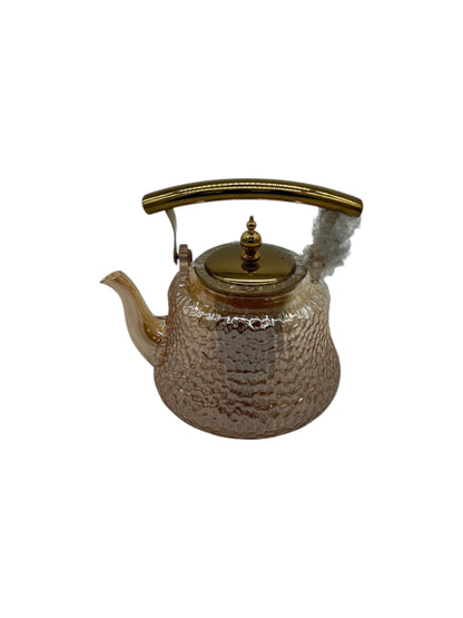Glass Teapot with Stainless Steel Handle and Infuser 1L