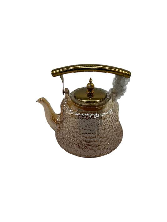 Glass Teapot with Stainless Steel Handle and Infuser 1L