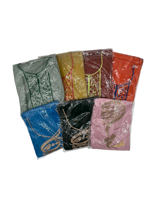 Women Summer Dresses Arabic Writing