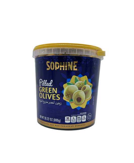 SOPHINE Pitted Green Olives