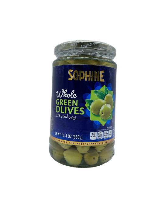 SOPHINE Pickled Entire Green Olives